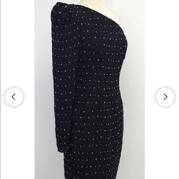 Robert Rodriguez NEW Size 2 Black Studded Mini Cocktail Dress - Picture 3 of 4